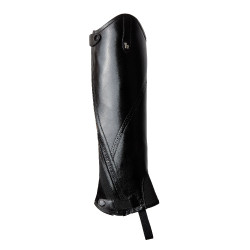 Mini-chaps Horze Wicklow met bloemenperforaties Zwart