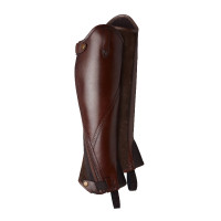 Mini-chaps Horze Wicklow met bloemenperforaties Bruin