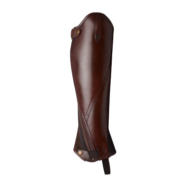 Mini-chaps Horze Wicklow avec perforations fleuries Mini-chaps Horze Wicklow avec perforations fleuries