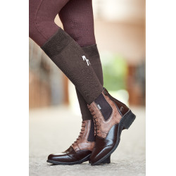 Boots bicolores Horze Kilkenny femme Marron foncé / marron clair Boots bicolores Horze Kilkenny femme Marron foncé / marron clair
