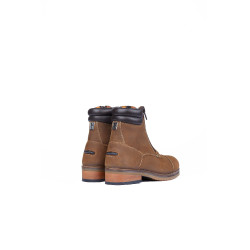 Boots Jodhpur Horze Blake en cuir pour enfant Marron foncé