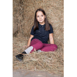 Kinderbroek Horze Felicia Droge roos Roze