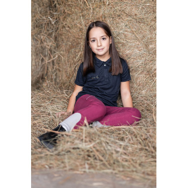 Kinderbroek Horze Felicia Droge roos Roze