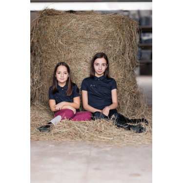 Kinderbroek Horze Felicia Droge roos Roze