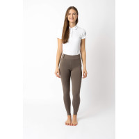 Paardrijlegging met full grip Horze Dea, dames Morieljebruin Paardrijlegging met full grip Horze Dea, dames Morieljebruin