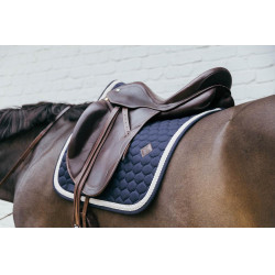 Tapis de selle Plaited Cord Dressage Kentucky Marine Bleu marine