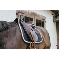 Zadeldek Plaited Cord Dressuur Kentucky Marine Marineblauw Zadeldek Plaited Cord Dressuur Kentucky Marine Marineblauw