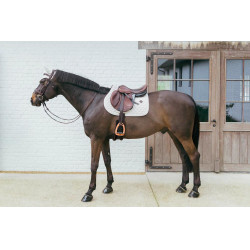 Tapis de selle Plaited Cord Dressage Kentucky Beige