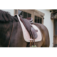 Tapis de selle Plaited Cord Dressage Kentucky Rose pâle