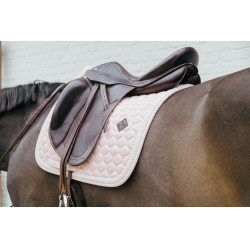 Tapis de selle Plaited Cord Dressage Kentucky Rose pâle