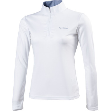 Polo Equithème Mesh manches longues coupe cintrée Polo Equithème Mesh manches longues coupe cintrée