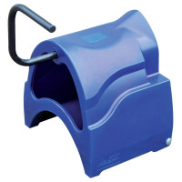 Zadeldrager Saddle Box op wielen La Gée Blauw
