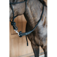 Dy'on trainingslijn met musketon Zwart Dy'on trainingslijn met musketon Zwart