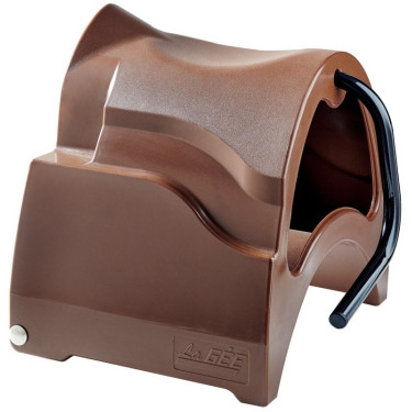 Porte-selle Saddle Box roulant La Gée Chocolat Marron