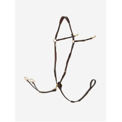 Collier de chasse avec martingale LeMieux Havane Marron