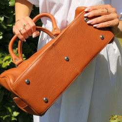 Sac à main Pénélope Etretat Cognac Marron Sac à main Pénélope Etretat Cognac Marron