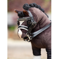 Hoofdstel voor speelgoed Mini Pony LeMieux Zwart Hoofdstel voor speelgoed Mini Pony LeMieux Zwart