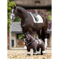Hoofdstel voor speelgoed Mini Pony LeMieux Zwart Hoofdstel voor speelgoed Mini Pony LeMieux Zwart