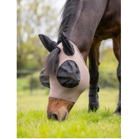 LeMieux Bug Relief Full vliegenmasker Walnoot Bruin