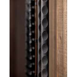 Rênes Magna Grip Rubber LeMieux Noir / argenté