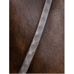 Rênes Magna Grip Rubber LeMieux Marron / argenté