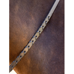 Rênes tressées LeMieux Noir / argenté