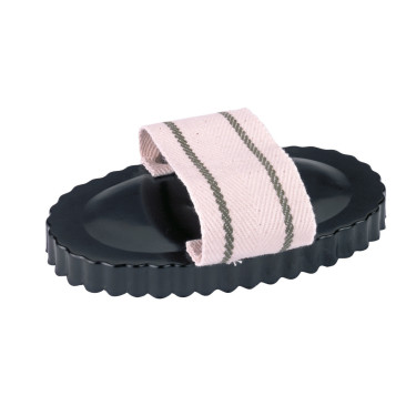 Étrille ovale zinguée noir Kerbl Étrille ovale zinguée noir Kerbl