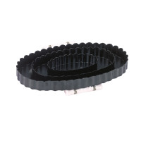 Étrille ovale zinguée noir Kerbl Étrille ovale zinguée noir Kerbl