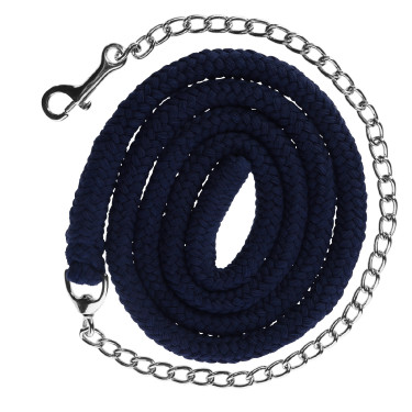 Katoenen longeerlijn met ketting Covalliero Katoenen longeerlijn met ketting Covalliero