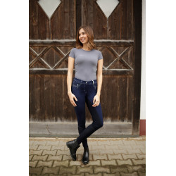Pantalon d'équitation Basic Plus LS femme Covalliero Bleu
