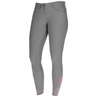 Broek Janne x PinkRibbon full grip dames Covalliero Grafiet Grijs