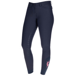 Pantalon Janne x PinkRibbon fond intégral grip femme Covalliero