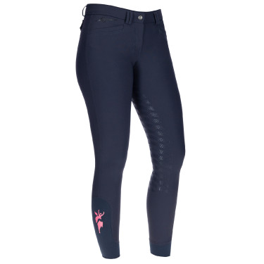 Pantalon Janne x PinkRibbon fond intégral grip femme Covalliero Pantalon Janne x PinkRibbon fond intégral grip femme Covalliero