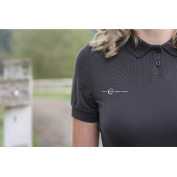 Polo femme manches courtes Covalliero Graphite Gris Polo femme manches courtes Covalliero Graphite Gris