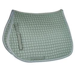 Tapis de selle mixte Adepto Horze Bleu canal Tapis de selle mixte Adepto Horze Bleu canal