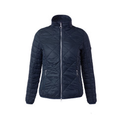 Lichte damesdonsjas Horze Elena Donker marineblauw