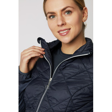 Doudoune légère Horze Elena femme Bleu marine foncé Doudoune légère Horze Elena femme Bleu marine foncé