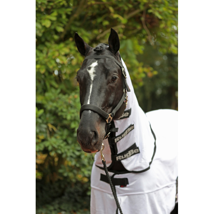 Couverture anti-mouche RugBe SuperFly blanche Covalliero Couverture anti-mouche RugBe SuperFly blanche Covalliero