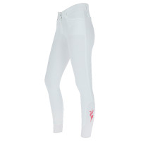 Broek Janne x PinkRibbon kniestukken grip dames Covalliero Wit