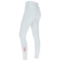 Broek Janne x PinkRibbon kniestukken grip dames Covalliero Wit