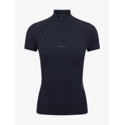 Maillot de corps mesh manches courtes LeMieux Mia Marine Bleu marine