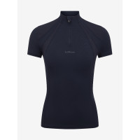 Mesh onderhemd met korte mouwen LeMieux Mia Marine Marineblauw Mesh onderhemd met korte mouwen LeMieux Mia Marine Marineblauw