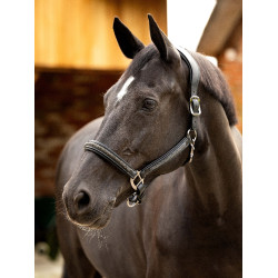 Licol LeMieux Leather Crystal Noir Licol LeMieux Leather Crystal Noir