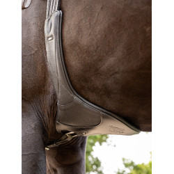 Sangle bavette LeMieux longue Contoured Marron