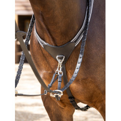 Collier de chasse Arika LeMieux élastique Noir / argent