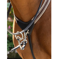 Collier de chasse Arika LeMieux élastique Noir / argent