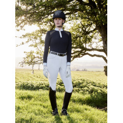 Polo de concours LeMieux Camille manches longues Marine ancien modèle Bleu marine Polo de concours LeMieux Camille manches longues Marine ancien modèle Bleu marine