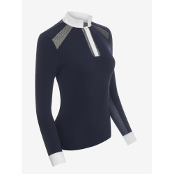 Wedstrijdshirt LeMieux Camille met lange mouwen Marine oud model Marineblauw Wedstrijdshirt LeMieux Camille met lange mouwen Marine oud model Marineblauw