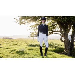 Polo de concours LeMieux Camille manches longues Marine ancien modèle Bleu marine Polo de concours LeMieux Camille manches longues Marine ancien modèle Bleu marine