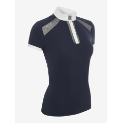 Wedstrijdpolo LeMieux Camille korte mouwen Marine oud model Marineblauw Wedstrijdpolo LeMieux Camille korte mouwen Marine oud model Marineblauw